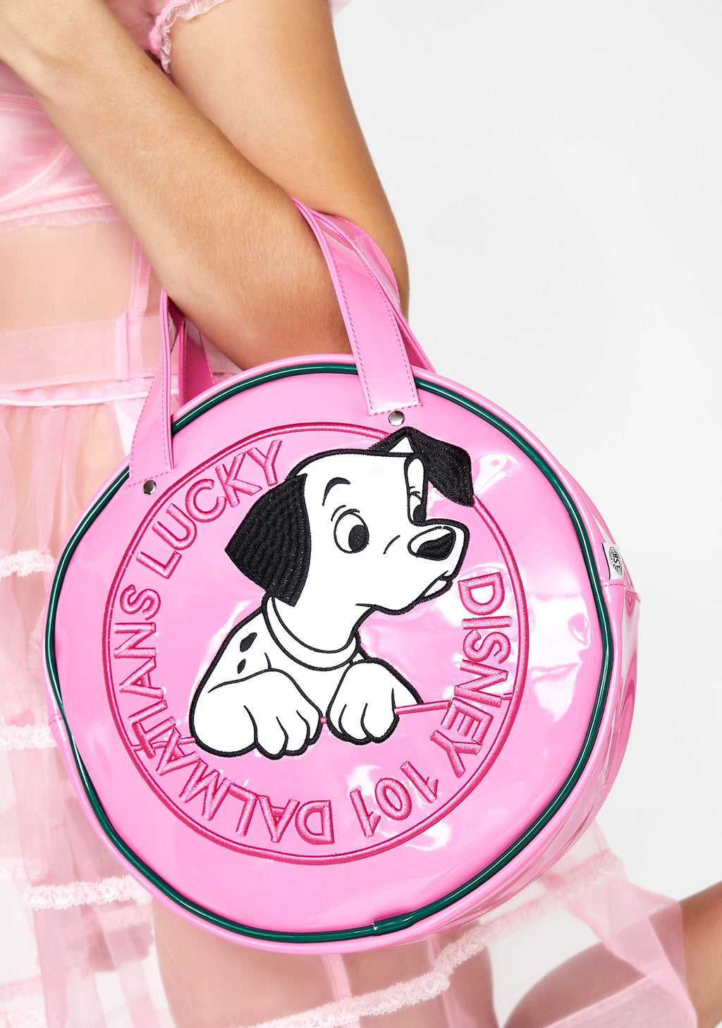 101 Enamel Circle Bag