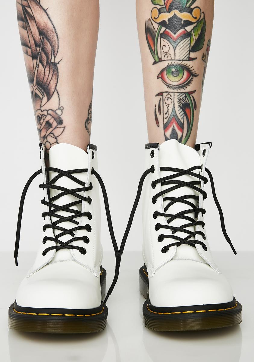 1460 White 8 Eye Boots
