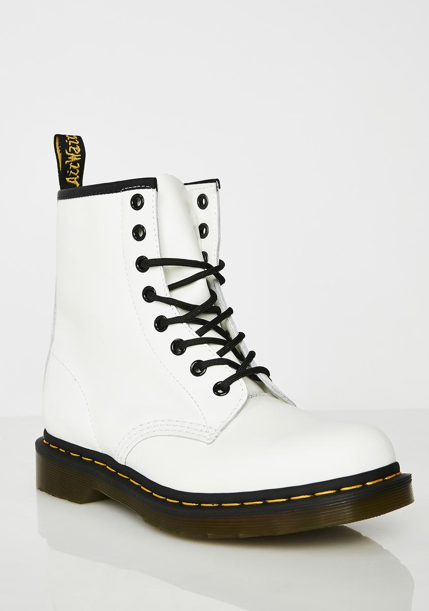 1460 White 8 Eye Boots