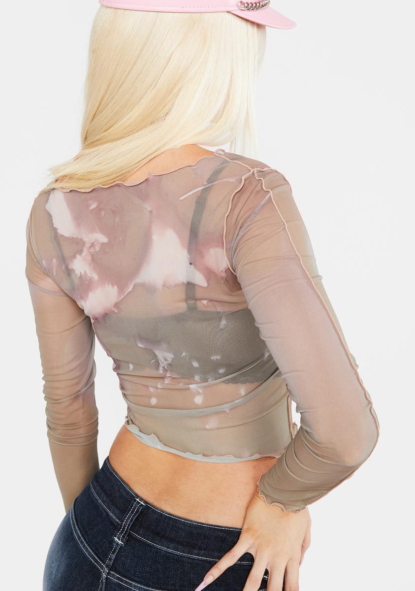 2-Way Liri Mesh Crop Top