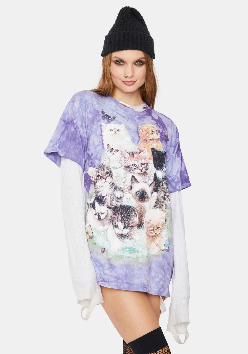 10 Kittens Graphic Tee