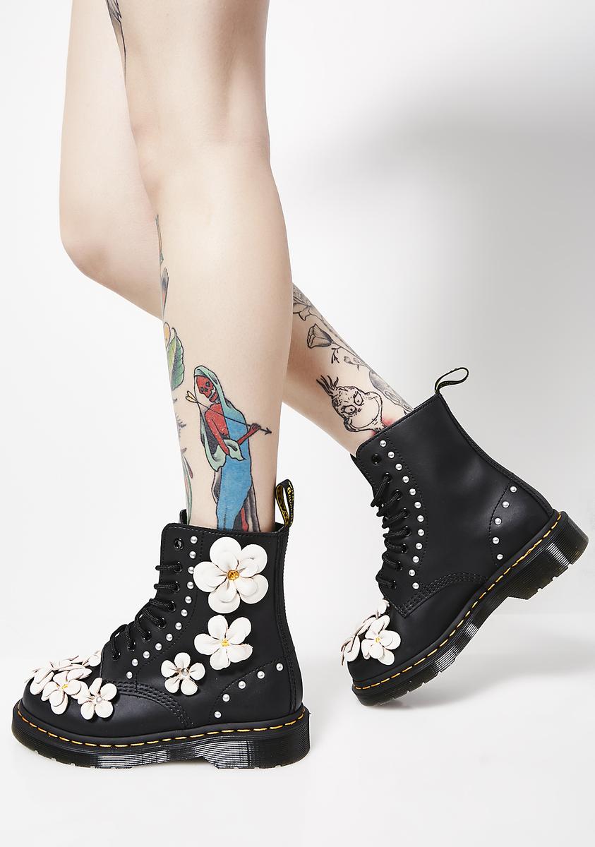 1460 Pascal Flower Boots