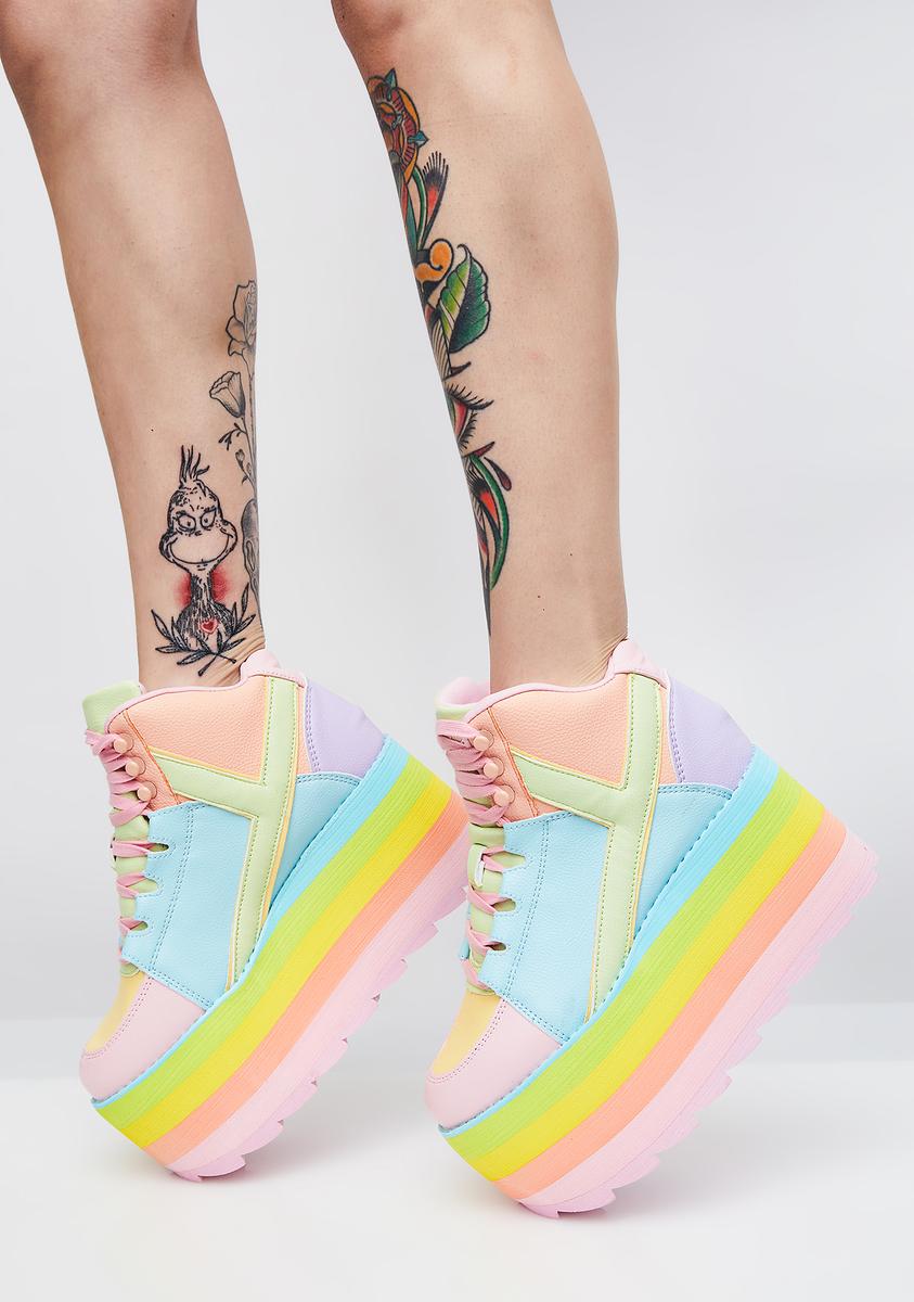 (Pre)Skoolin' U Platform Qozmo Sneakers
