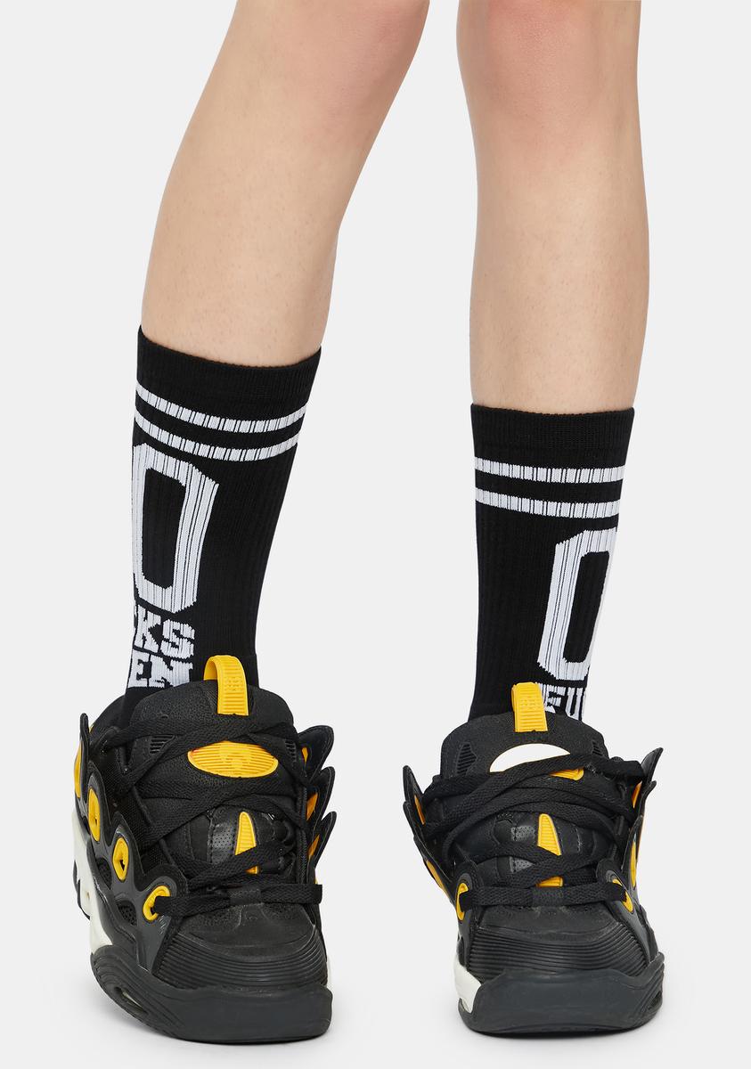 00 Fucks Given Crew Socks