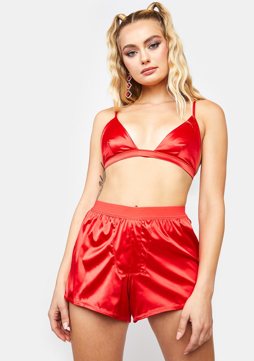 2-Piece Satin Lounge Set