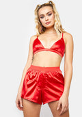 2-Piece Satin Lounge Set