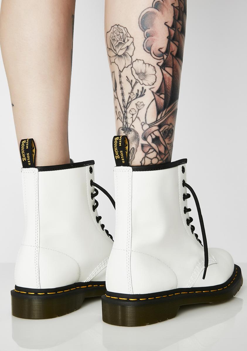 1460 White 8 Eye Boots