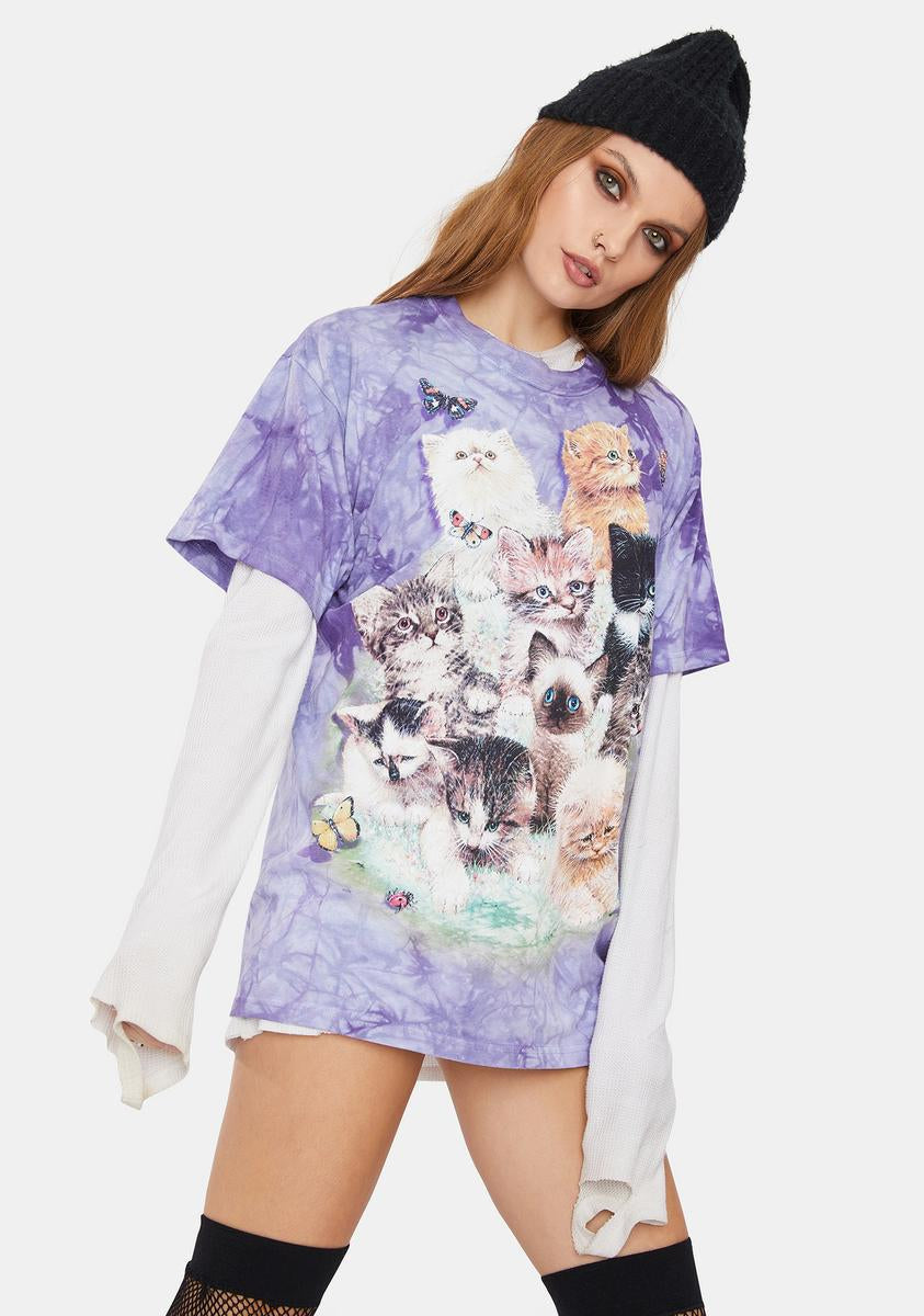 10 Kittens Graphic Tee