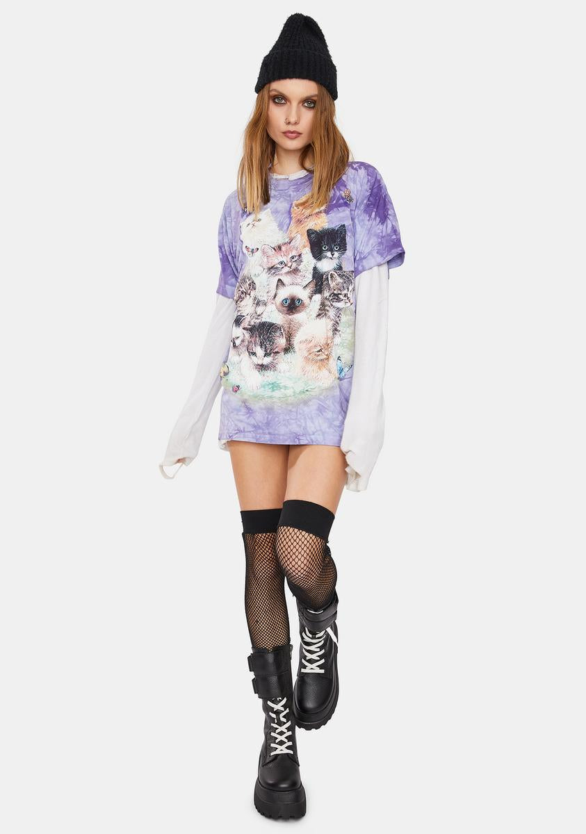 10 Kittens Graphic Tee