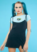 2 Busy Fighting Crime Tie Dress