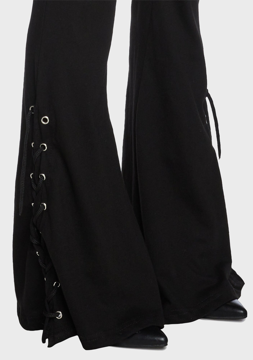 2-In-1 Boot-Cut Leggings With Micro Slant Skirt